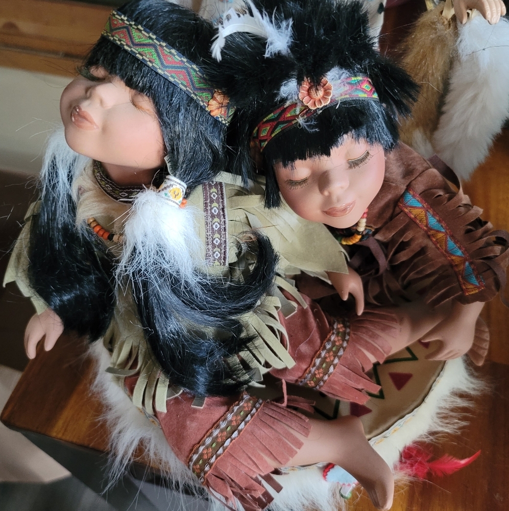 Porcelain Indian Doll